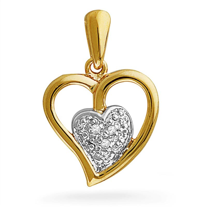 Heart_Diamond_Pendant_Valentine’s Day Gift